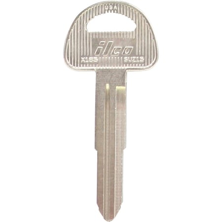 Ilco Suzuki Nickel Plated Automotive Key SUZ15 / X185, 10PK IAF01219002