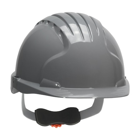Jsp Cap Style Hard Hat with HDPE Shell, 6-Point Polyester Suspension and Wheel Ratchet Adjustment 280-EV6151-40