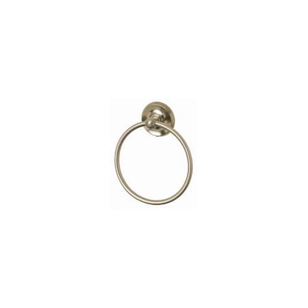Homewerks Worldwide-Import Rounded Towel Ring, Brushed Nickel 231176