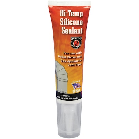 Meecos Red Devil 2.7 Oz. Red Silicone Hi-Temp Sealant 600R