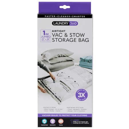 Laundry 360 Air-Tight Jumbo Vacuum Storage Bag W-85560