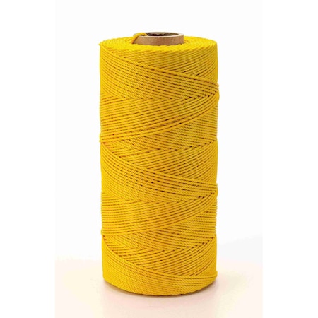 Mutual Industries BRAIDED NYLON MASON TWINE YELLOW, 4PK 14662-41-1000