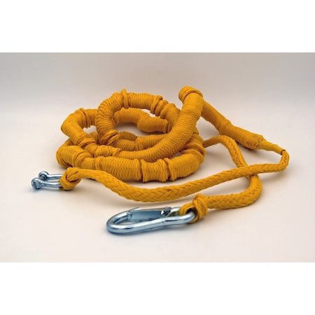Greenfield Bungee Cord Stretches From 7 Foot Length Up to 18 Foot Length Yellow Polyester Rope Only SWAB-Y