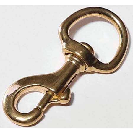 Baron Bolt Snap, 96 lb Working Load, Solid Bronze, Polished 225BT-3/4