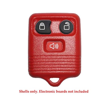 Aks Keys 1998 - 2011 Red Ford Remote Shell RS-FORD-30