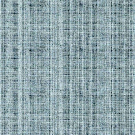 A-Street Prints Kantera Blue Fabric Texture Wallpaper 4120-26840