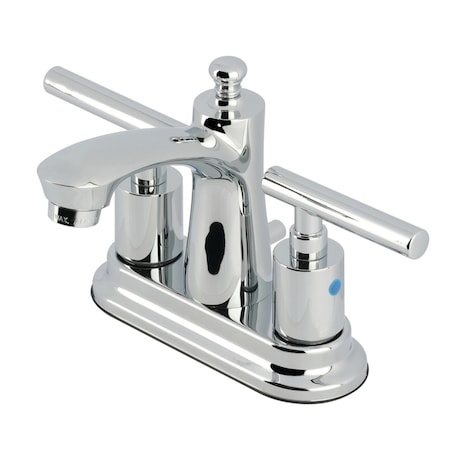 Kingston Brass Double-Handle 4" Centerset Bathroom Faucet with Pop-Up Drain, Polished Chrome FB7621CML