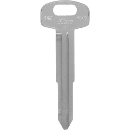 Homecare Products Automotive Blank KK2 Double Sided Universal Key for Kia - Silver, 10PK HO3325325