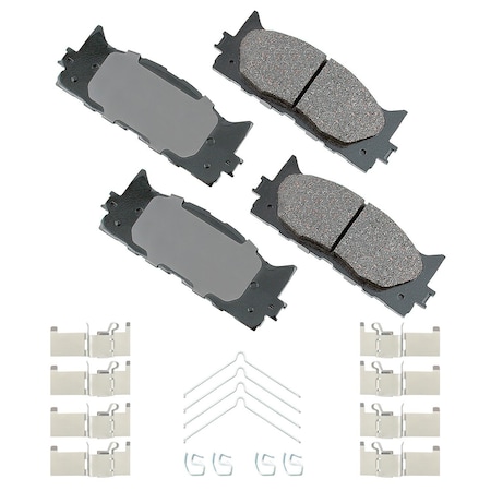 Akebono Street Perf Pad, Asp1222A ASP1222A