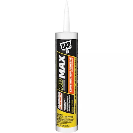Dap HD Max 9 Oz. Construction Adhesive 7079827511
