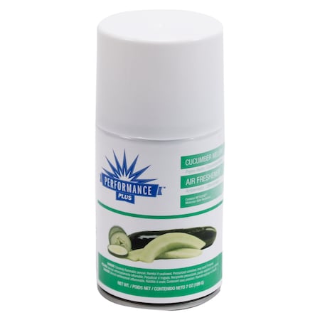 Performance Plus Metered Aerosol Cucumber Melon 7 oz Can Air Freshener, 12PK PPMACM-06