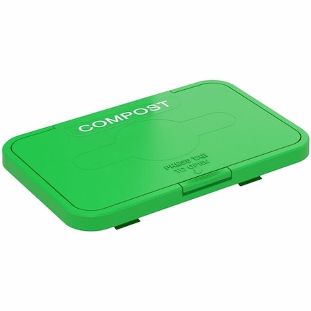 Hls Commercial Rectangular Flip Open Compost Lid Attachment LIDROCOP