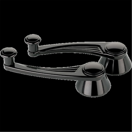 Billet Specialties BLK46525 Ball Milled Black Window Crank for GM Ford 49-Up BSPBLK46525