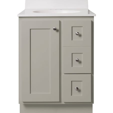 Bertch Storage Solutions 24'' Wx34-1/2'' Hx21''D Harbor Vanity Base without Top 2 Door/1 Drawer ST-P-HA-VSS24RT
