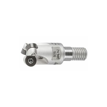 Garant Copy Mill, with Threaded Shank, for RD. Inserts, 16mm Diameter, 3 Inserts 212100 16