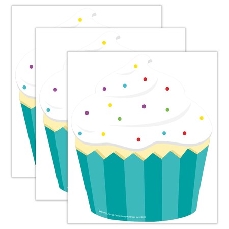 Eureka Cupcake, Paper Cut-Outs, 36-Piece Set, 3PK 841577