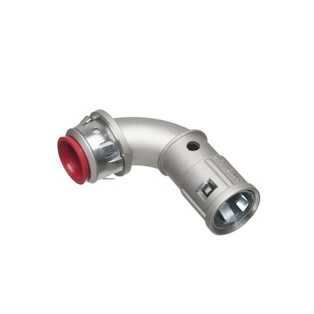 Arlington 90 Degree Snap²It MC Cable Connector with Insulated Throat 38900AST