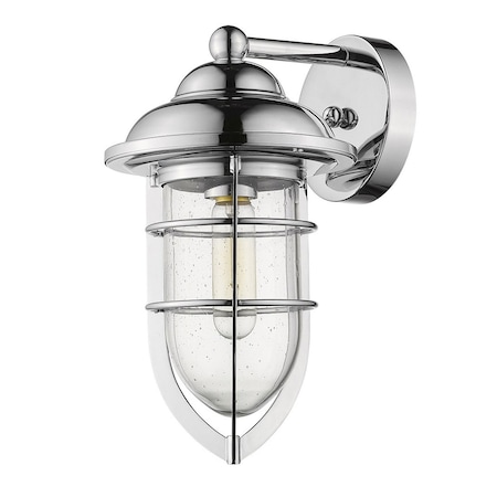 Homeroots Silver Teardrop Shape Wall Sconce 398482