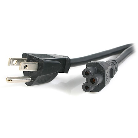 Dynamicfunction StarTech  Cable 3feet Standard Laptop Power Cord NEMA 5-15P to C5 Retail DY37954