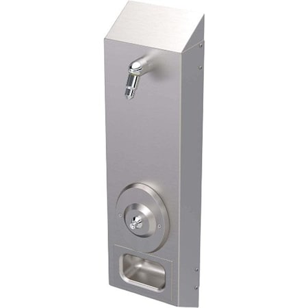 Acorn Controls ShowerFaucetPanel, 28.625inH, 7.5inW, Brass 458B-W