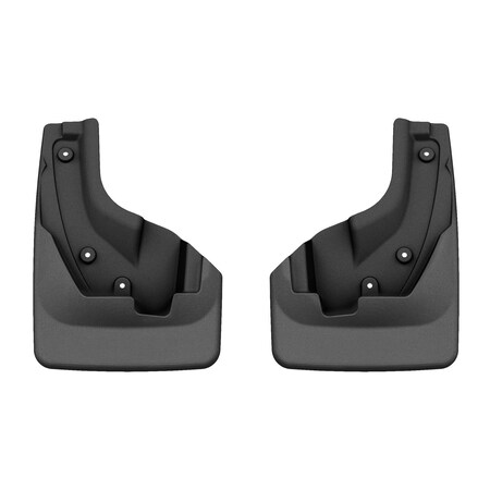 Weathertech Black, No Drill MudFlaps 110167
