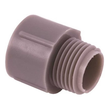 Carlon 1 in. PVC Conduit Male Adapter Gray E943F