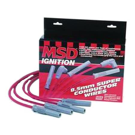 Msd Co. 34019 25 Ft. Spark Plug Wire, Red M46-34019