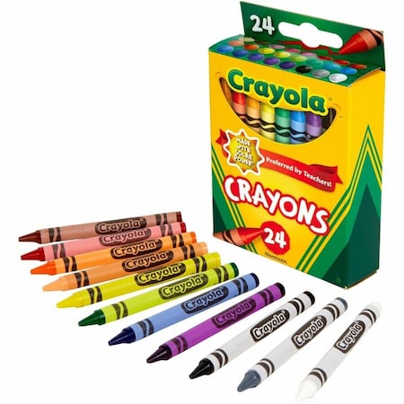 Crayola Crayons, Assorted Colors, 24PK 52-3024