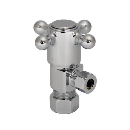 Mountain Plumbing Brass Cross Handle 1/4 Turn Valve - Lead Free 1/2" in Satin Gold MT4003X-NL/SG