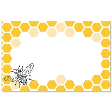 Nashville Wraps Bee & Honeycomb Enclosure Gift Card, 3.5x2.25, 50PK AC6022