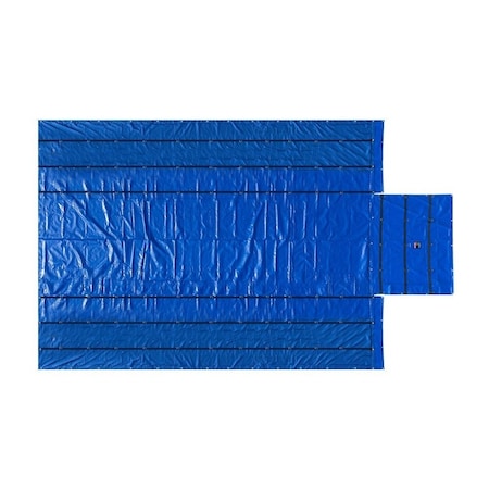 Mytee Products Blue Airbag/Parachute Ultra Light Lumber Tarp 20ft x 27ft 6ft Drop - 14 Oz Vinyl LT6FT-AB-BLUE