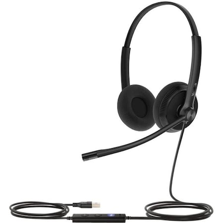 Yealink UH34-LITE-DUAL UH34-LITE-DUAL - Binaural Microsoft Certified Teams USB Wired Headset UH34-LITE-DUAL-TEAMS
