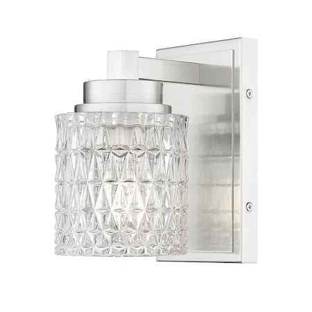 Z-Lite Jacqueline Brushed Nickel 1 Light Wall Sconce 6101-1S-BN