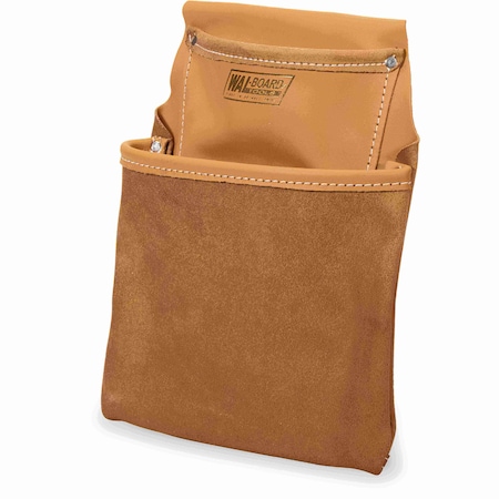 Wal-Board Tools Nail Bag, Nail Pouch, Tool Pouch, 2-Pocket Flat Nail Bag 016-029