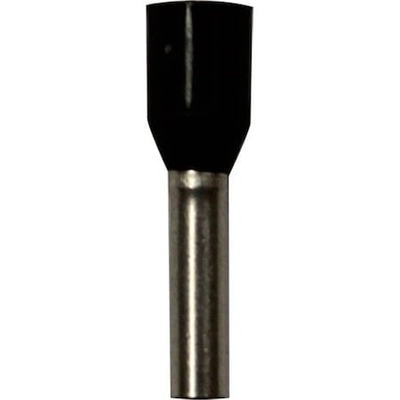 Eclipse Tools Wire Ferrule Black, 1 AWG, PK100 701-100-100