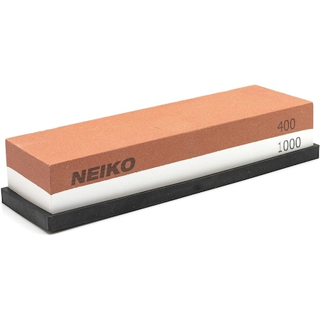 Neiko Whetstone, Knife Sharpening Stone, 400 & 1000 Grit, Coarse, 2 Side Sharpener Stone 54004A