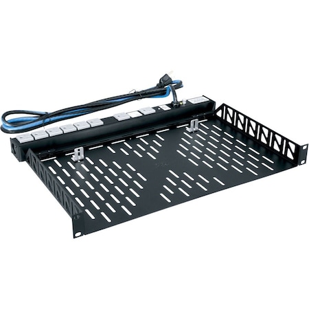 Middle Atlantic 1RU Utility Rack Mounted Shelf - 10.8in Depth Vented Rack Shelf - 4 Pack U1V-4
