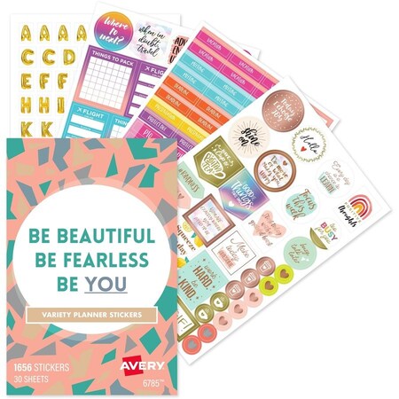 Avery LABEL, PLANNER, VAR, 1744PK 6785