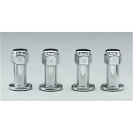 Weld Racing 0.5 in. RH Chrome Plated Steel Lug Nuts with Centered Washers, 4PK WEL601-1416