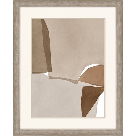 Homeroots Translucent Harmony Silver Framed Print Wall Art 526137