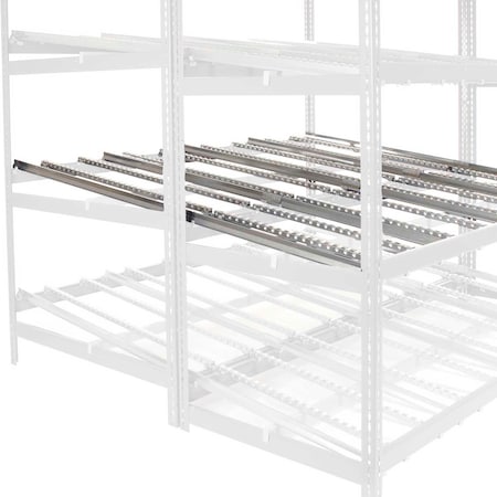 Global Industrial Gravity Flow Carton Rack Additional Level 96"W x 72"D 653277
