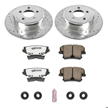 Powerstop REAR STREET WARRIOR BRAKE KIT K1719-26