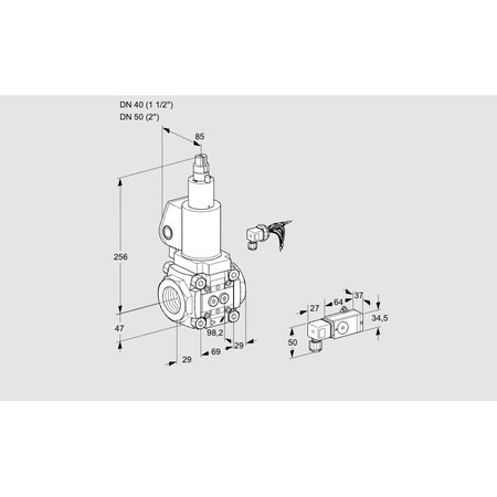 Honeywell Kromschroder VAS240/50R/LKSL KS88017983