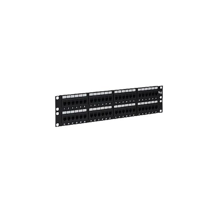 Icc -ICMPP48CP6 48 Port 2RMS CAT 6 Feed-Thru Patch Panel ICC-ICMPP48CP6