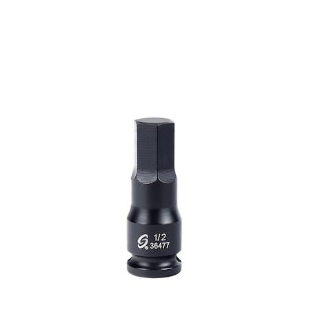 Sunex 3/8 in Drive 1/2 in Hex Impact Socket 36477