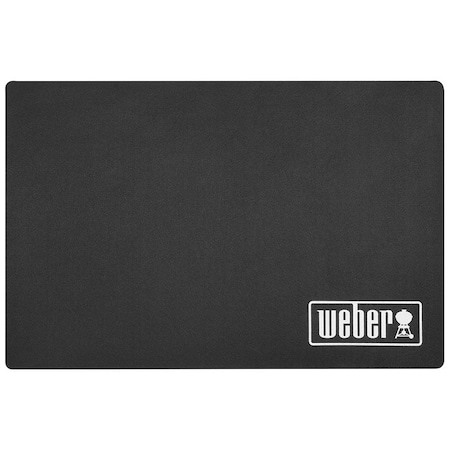 Weber Floor Protection Mat, 472 in L, 3112 in W, Polypropylene, Black 7696