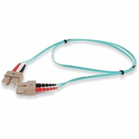 Add-On This Is A 5M Sc (Male) To Sc (Male) Aqua Duplex Riser-Rated Fiber ADD-SC-SC-5M5OM3