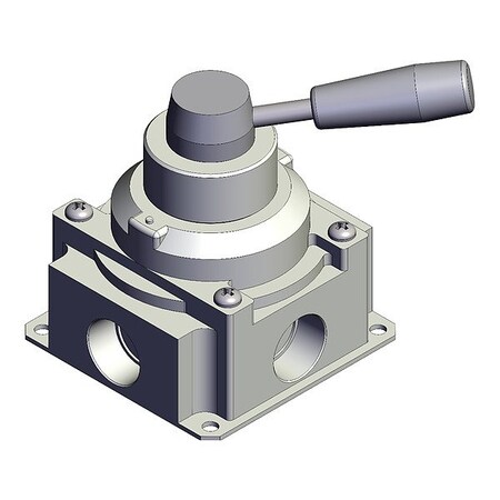 Smc Hand Valve, VH, Two-Position, 122 mm VH402-N06