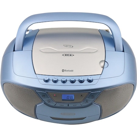 Jensen Portable Stereo Bluetooth MP3 CD Cassett CD-590-BL