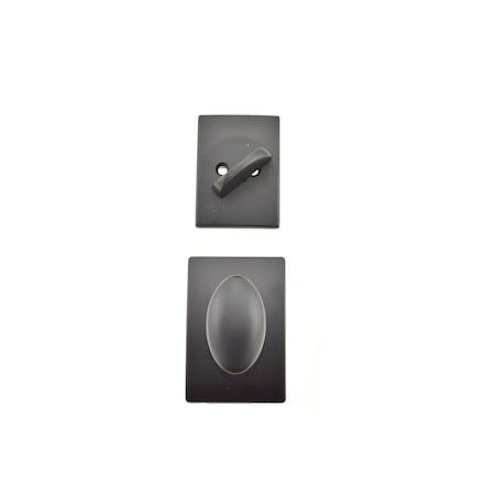 Schlage Residential Siena Knob with Century Rose Interior Active Trim with 12326 Latch and 10269 Strikes Matte F59SIE622CEN